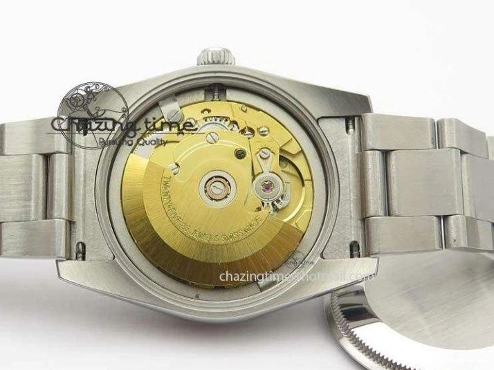 0120 Oyster Perpetual 34mm Ladies 114300 1:1 Best Edition Champagne Dial On SS Bracelet A FlexibleFit 3804